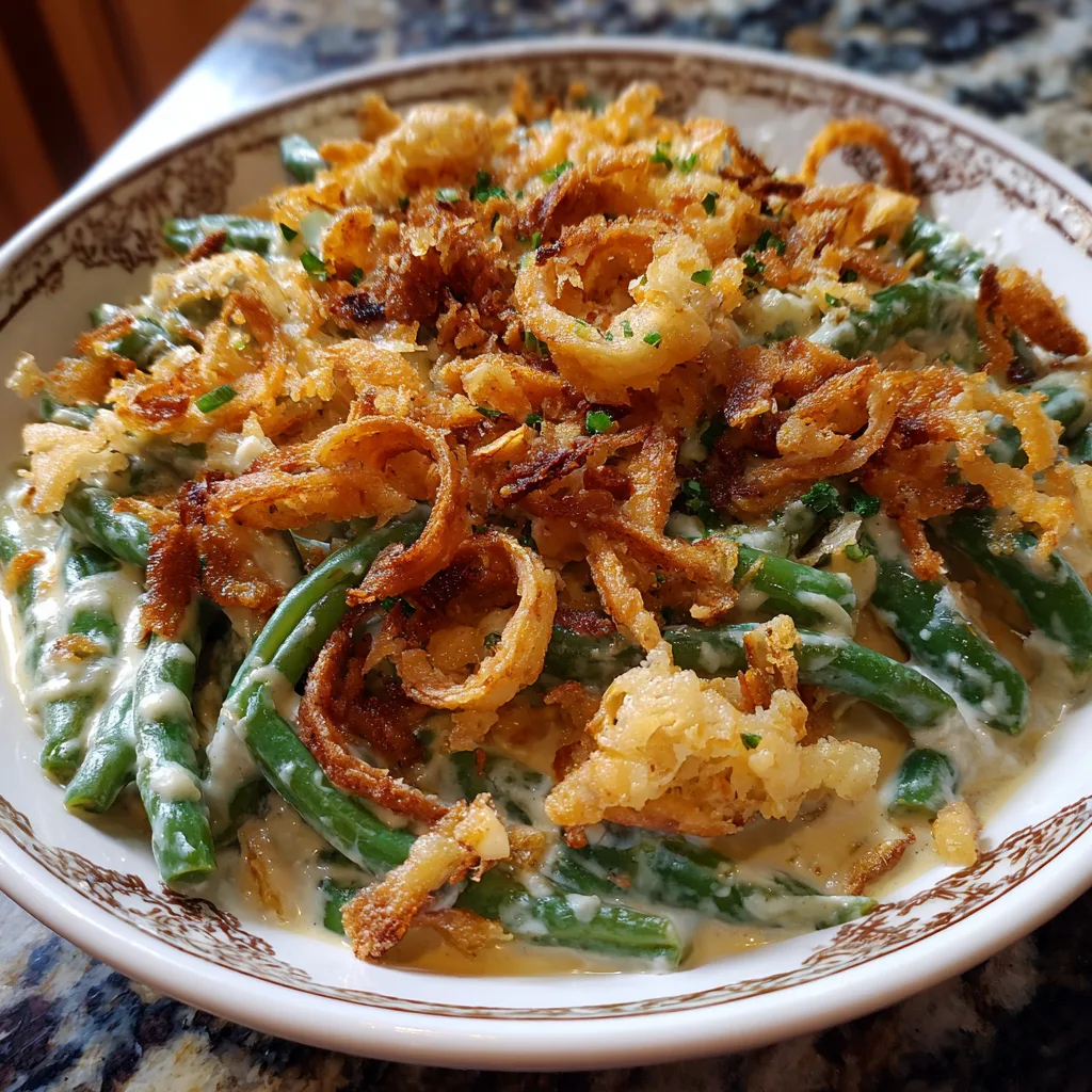 Creamy Holiday Green Bean Casserole: Easy Comfort