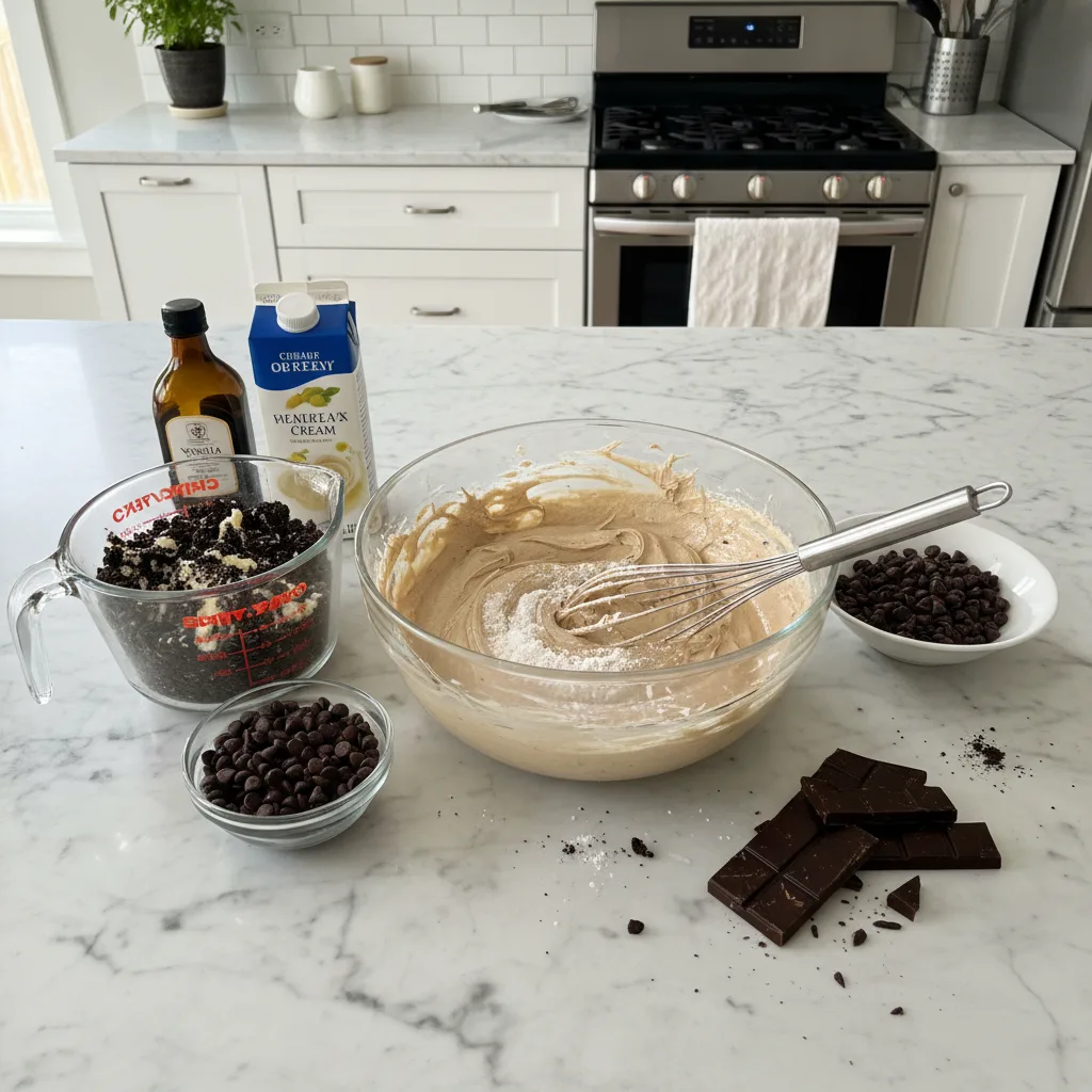 Creamy No-Bake Chocolate Cheesecake Bars Recipe 5 Recipe image