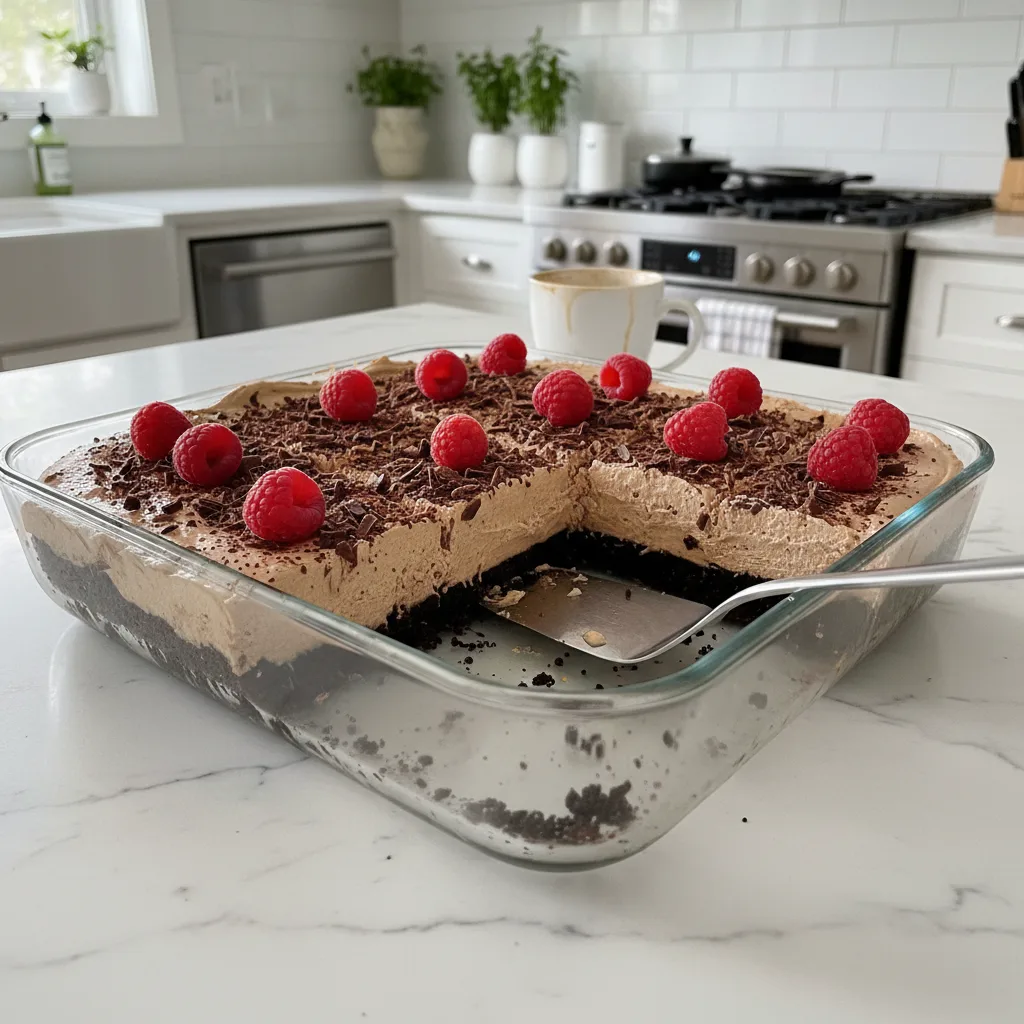 Creamy No-Bake Chocolate Cheesecake Bars Recipe