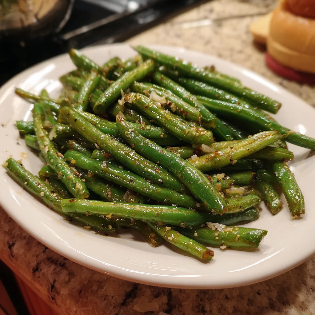 Easy Thanksgiving Green Beans: Quick & Flavorful Side 4 Recipe image