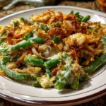 extra comforting green bean casserole featured