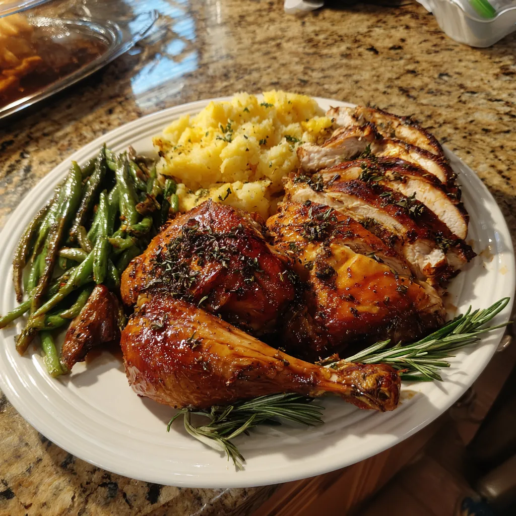 Fast Easy Spatchcock Turkey: Holiday Dinner Done Quick 4 Recipe image