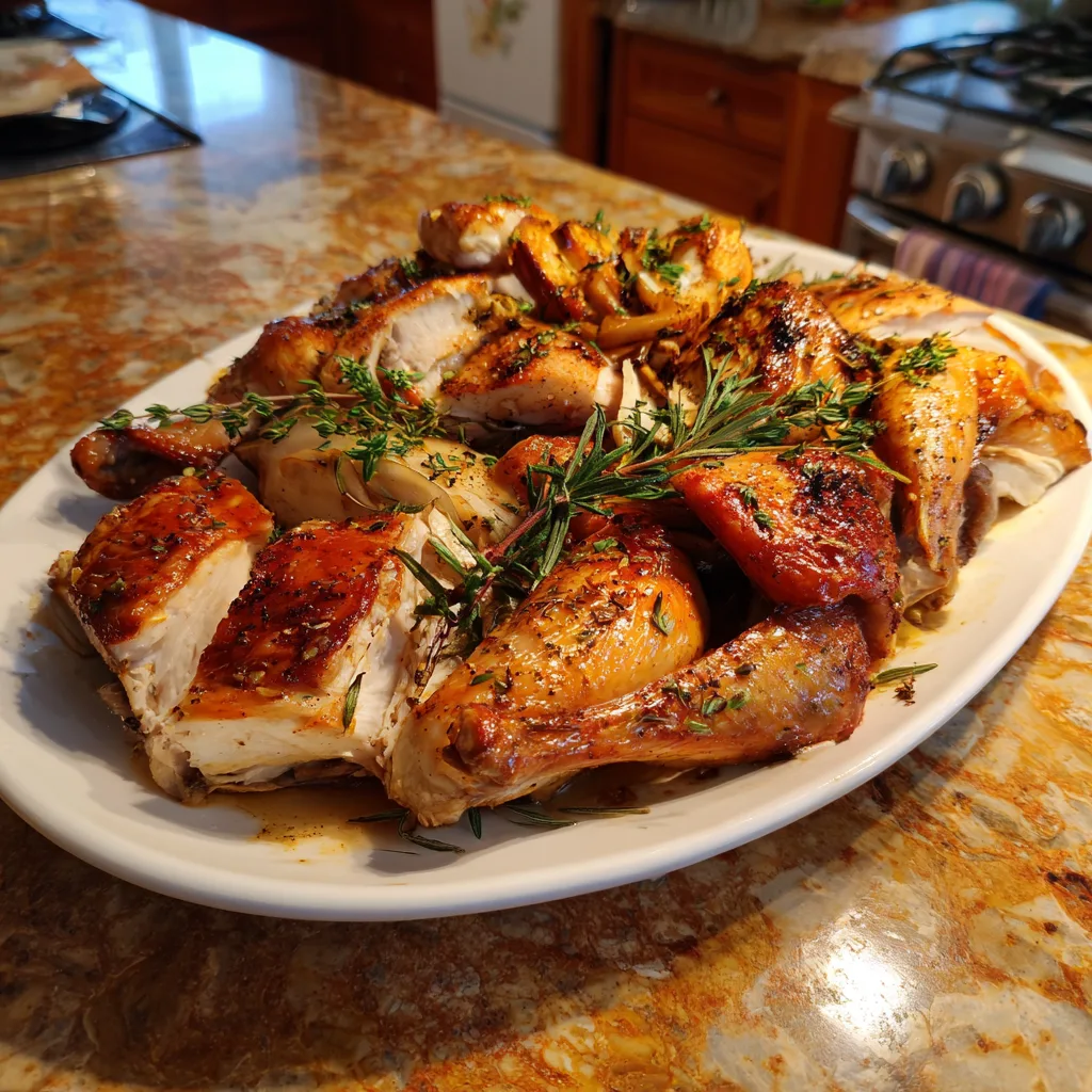 Fast Easy Spatchcock Turkey: Holiday Dinner Done Quick 5 Recipe image