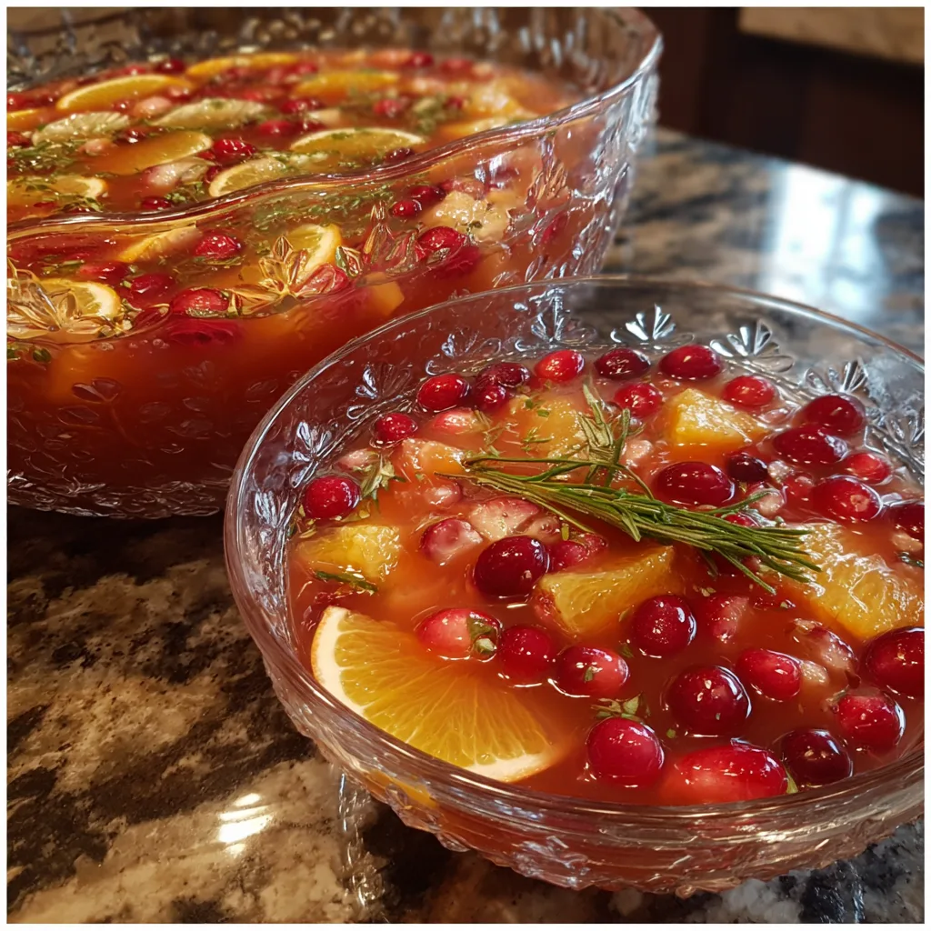 Festive Thanksgiving Punch Fruity & Easy Sips 4 Recipe image
