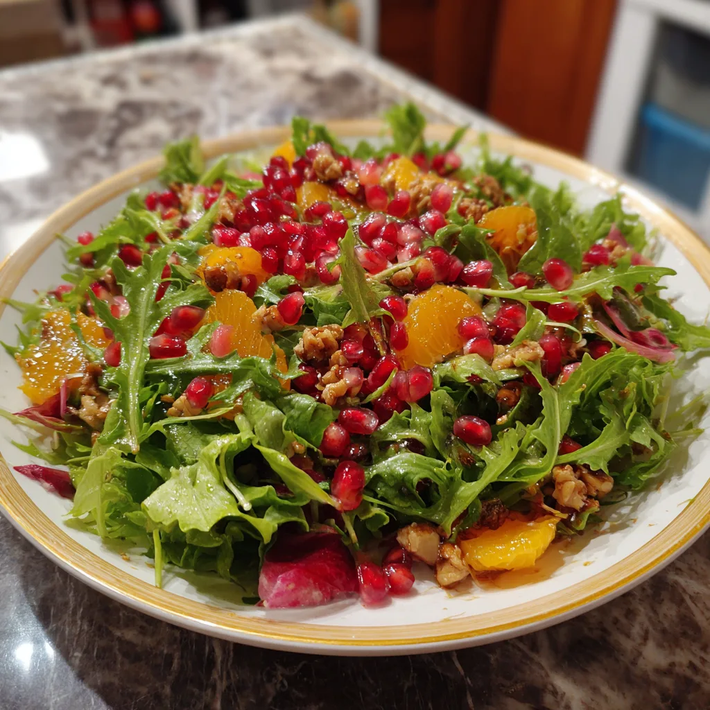 Healthy Winter Salad with Pomegranate: Festive & Fresh 5 Recipe image