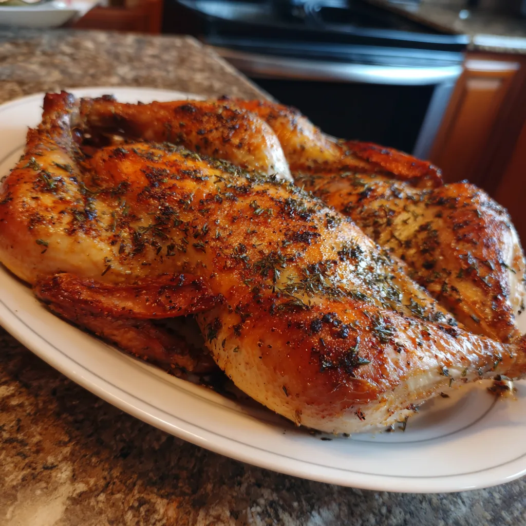 Lemon Pepper Spatchcock Turkey: A Tangy Thanksgiving Twist 4 Recipe image