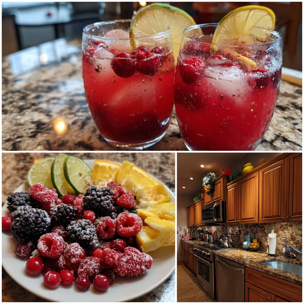 Non-Alcoholic Winter Berry Christmas Punch: My Recipe