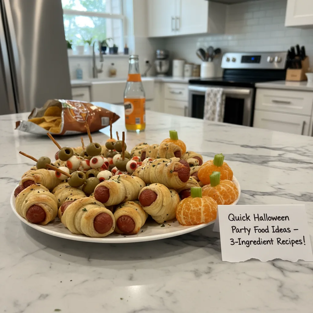 Quick Halloween Party Food Ideas Appetizers: Spooky Bites 4 Recipe image