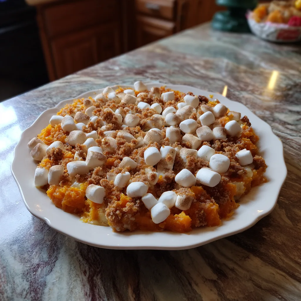Creamy Sweet Potato Casserole with Marshmallows 4 Recipe image