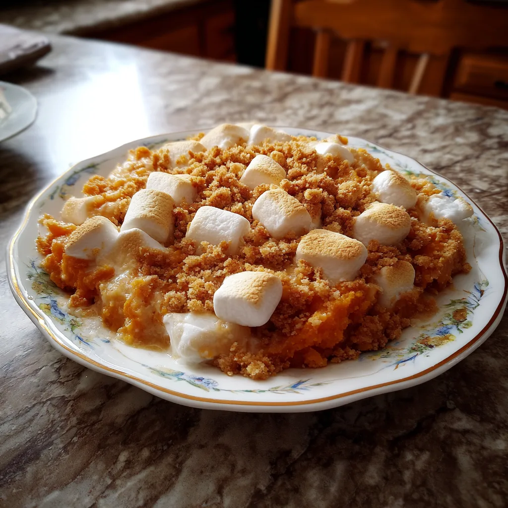 Creamy Sweet Potato Casserole with Marshmallows 5 Recipe image