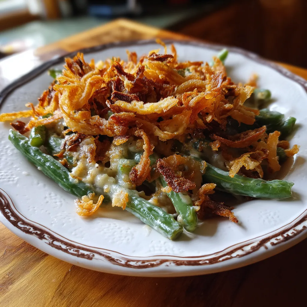 Creamy Green Bean Casserole for the Holidays 4 Recipe image