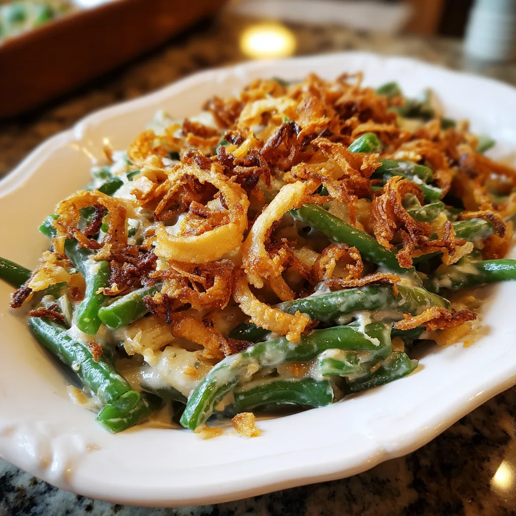 Creamy Green Bean Casserole for the Holidays 5 Recipe image