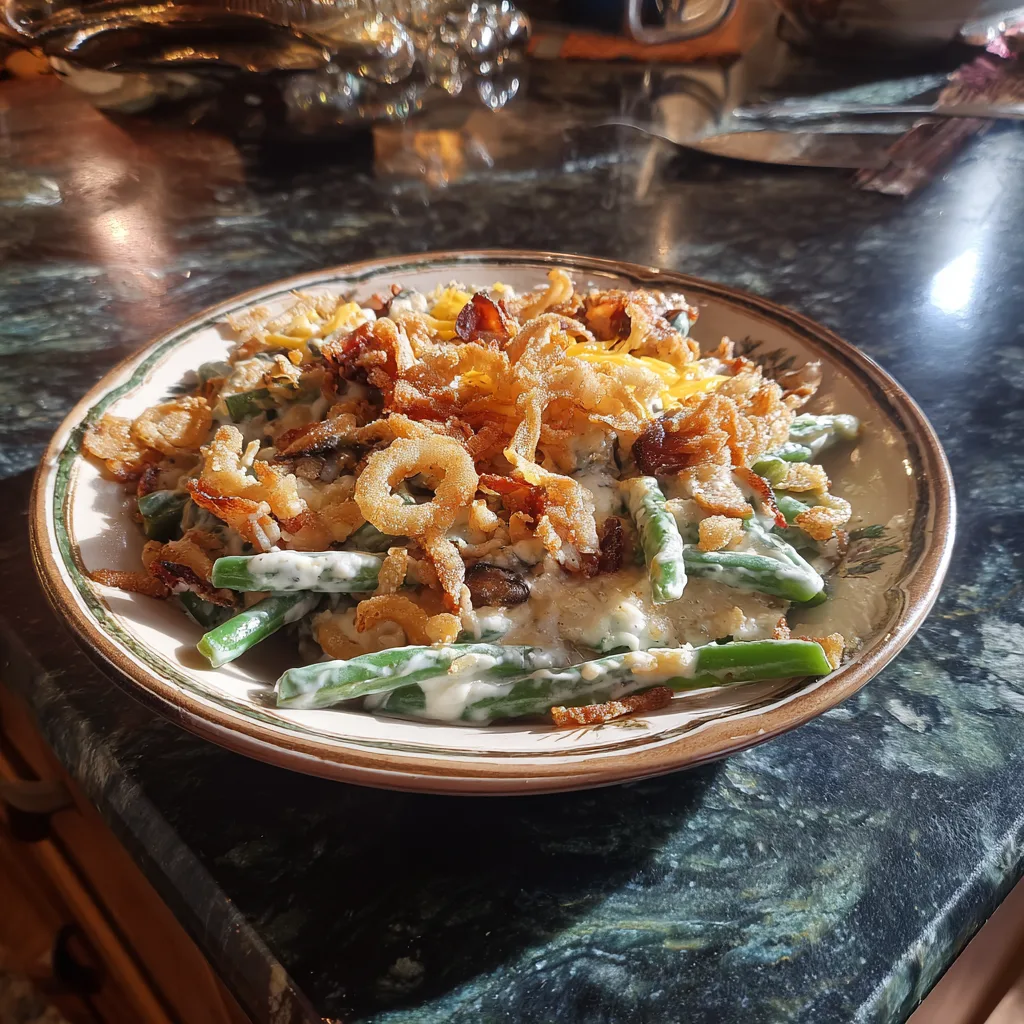Creamy Green Bean Casserole for the Holidays