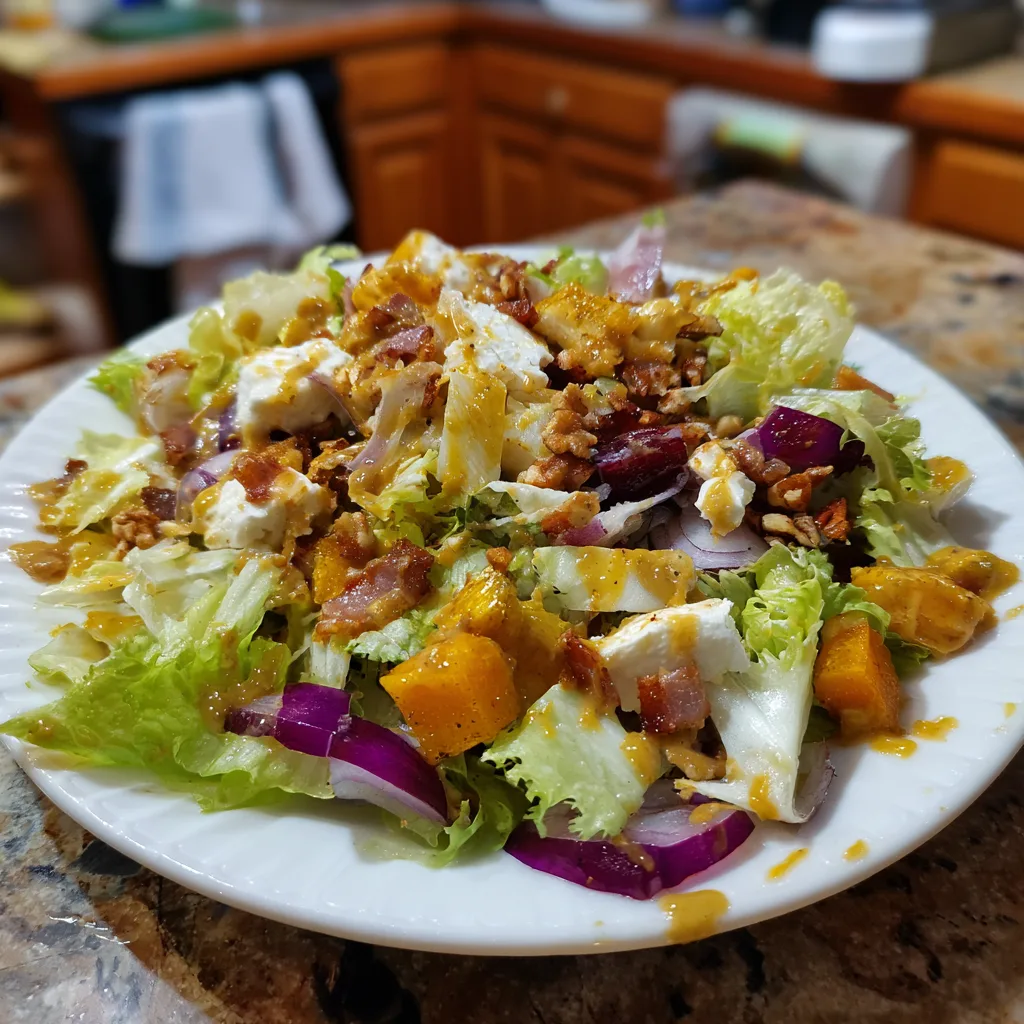 Winter Christmas Salad: Tangy Honey Mustard 4 Recipe image