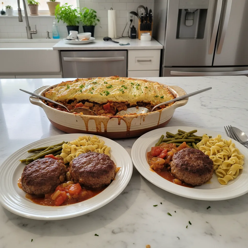 Rustic Amish Hamburger Steak Bake: Pure Comfort Dinner