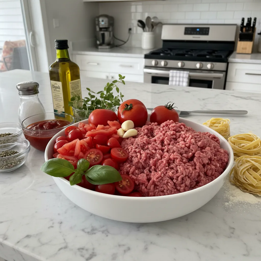 Beef Pasta Recipe in Tomato Sauce: Hearty Ragu 5 Recipe image