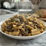 creamy beef pasta for cozy nights featured