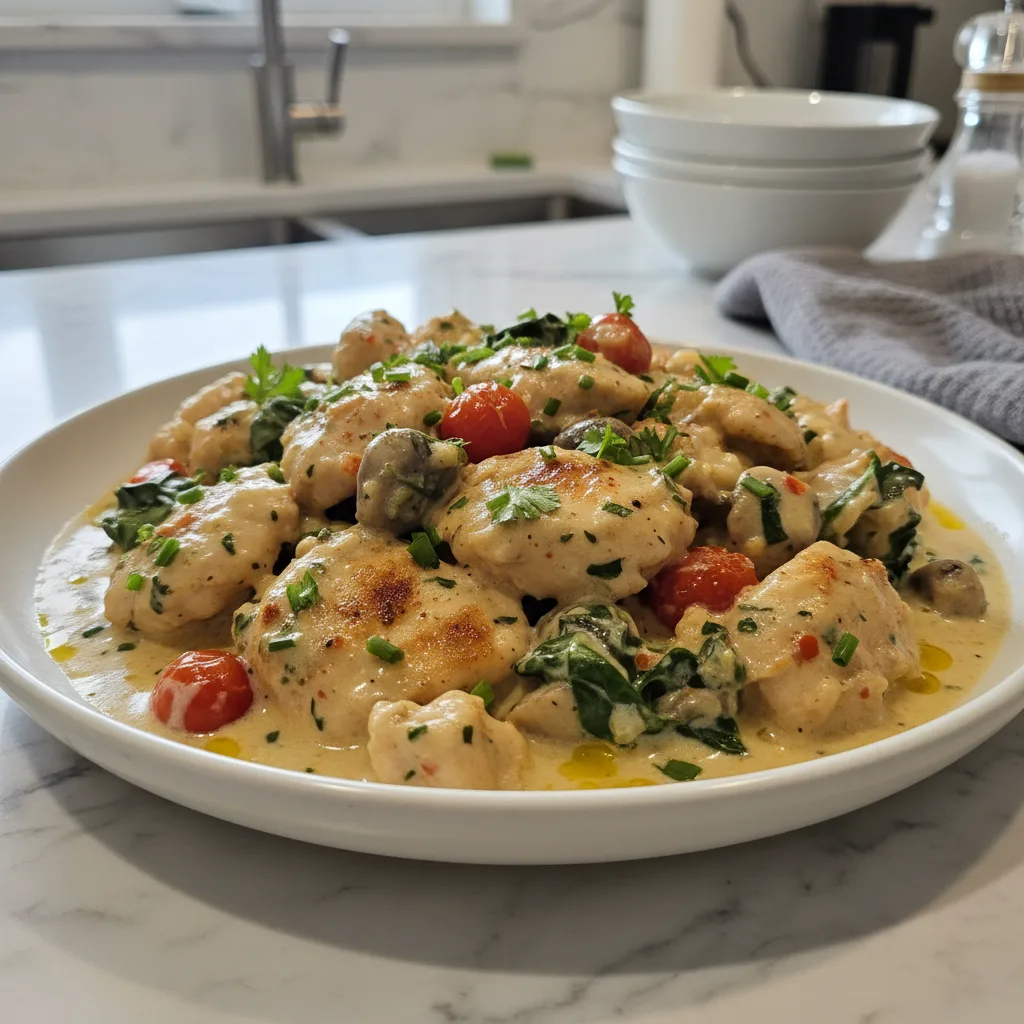 Creamy Chicken Everyone Is Obsessed With: A Weeknight Treat 4 Recipe image