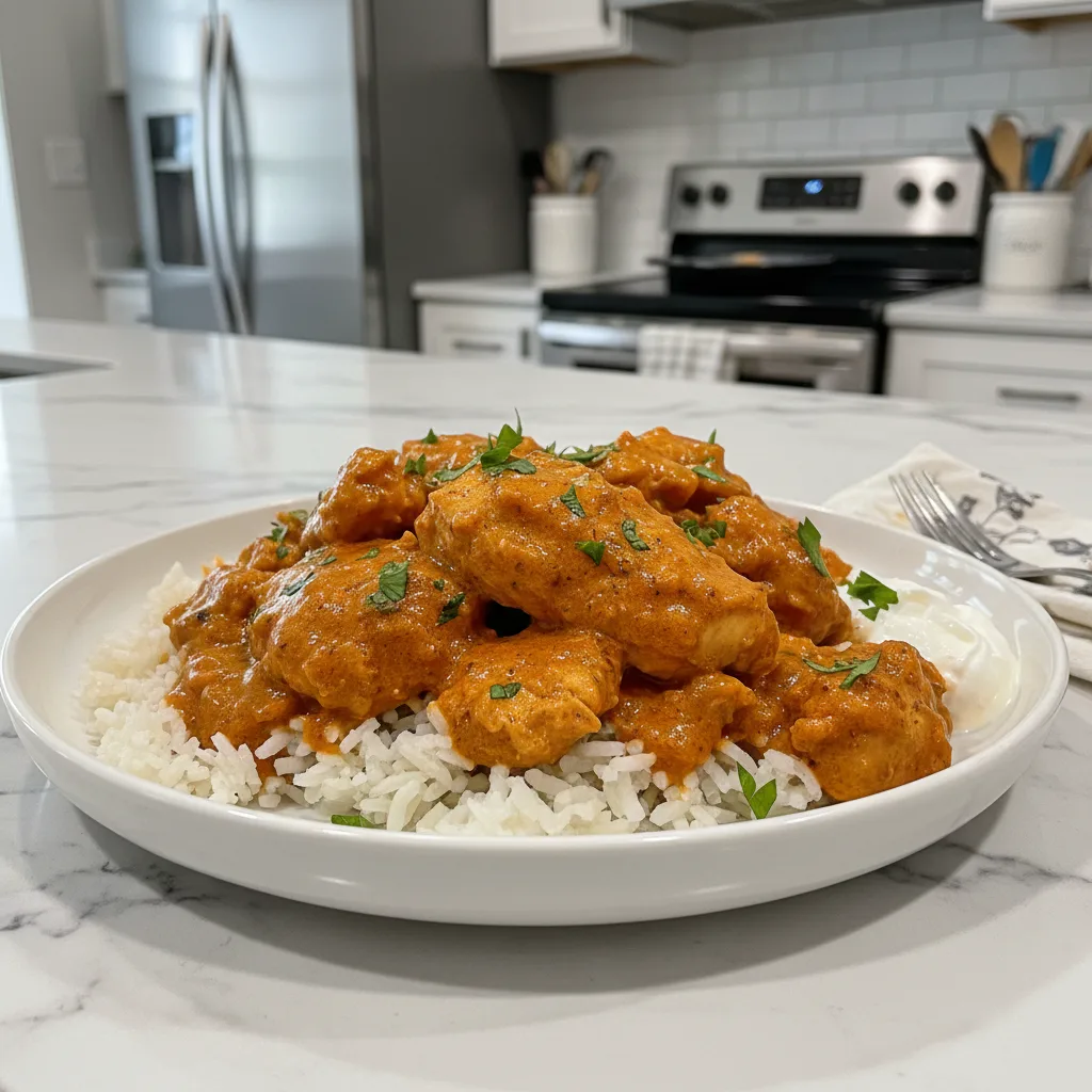 creamy paprika chicken and rice everyone craves in featured