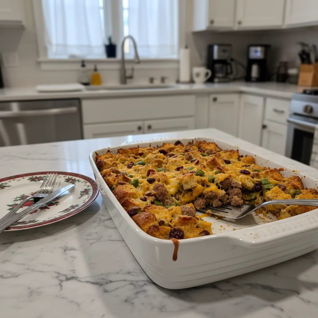 Simple Christmas Breakfast Casserole: Festive Morning Ease 4 Recipe image