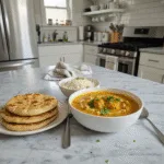 Creamy Easy Homemade Chicken Korma with Flatbread 6 easy homemade chicken korma with flatbread or rice featured