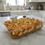 easy spicy salmon sushi bake recipe dinner ideas featured