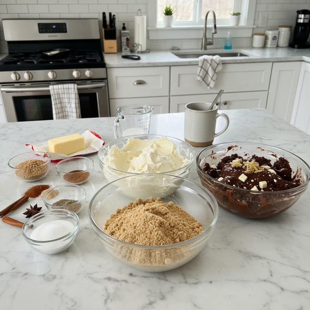 Spiced Gingerbread Cheesecake Cookies: A Holiday Treat 5 Recipe image