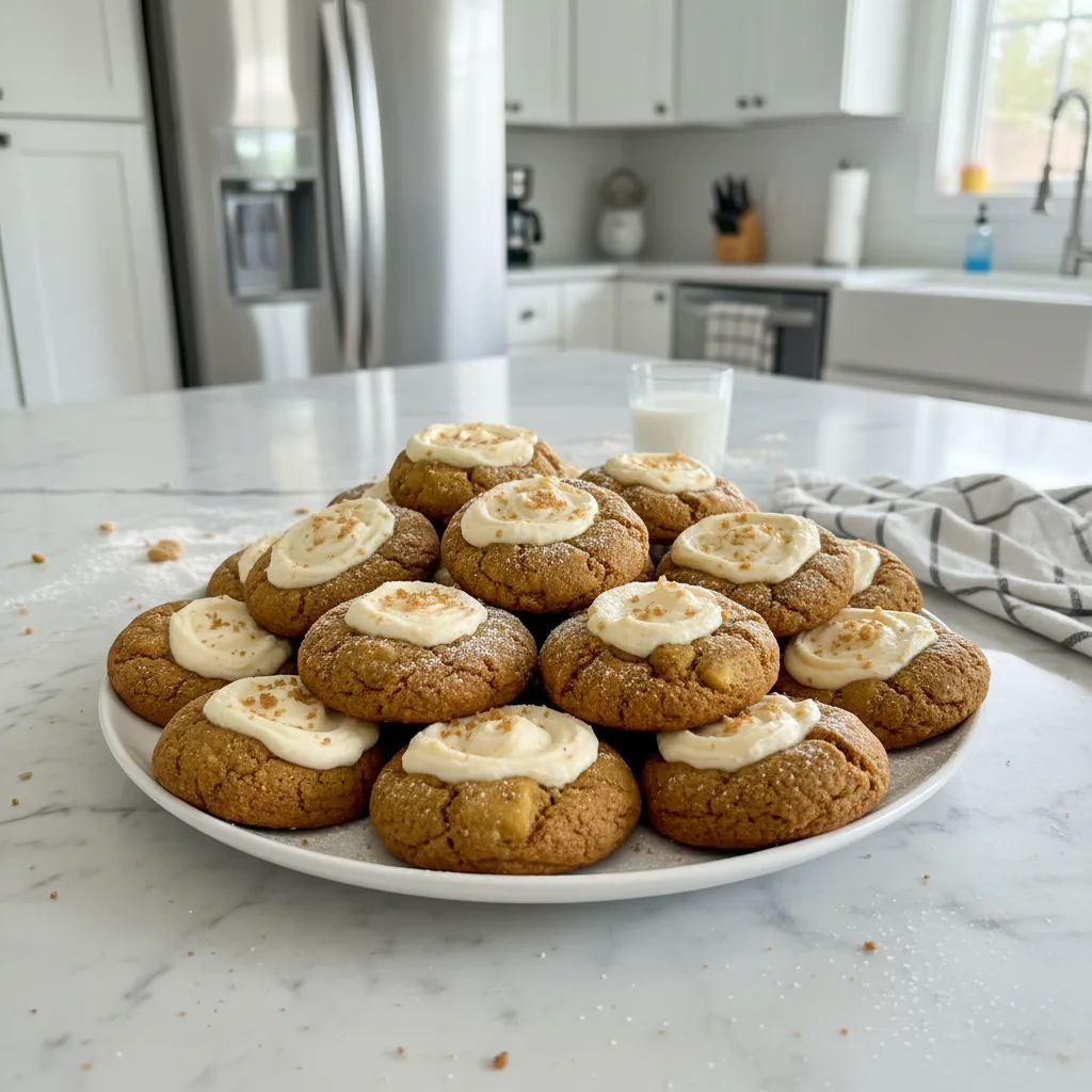 Spiced Gingerbread Cheesecake Cookies: A Holiday Treat