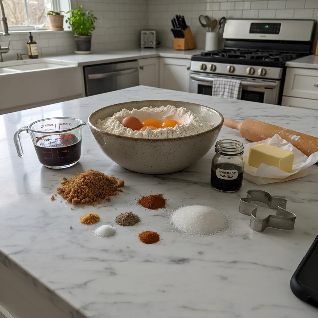 Classic Gingerbread Cutout Cookies with Icing 5 Recipe image