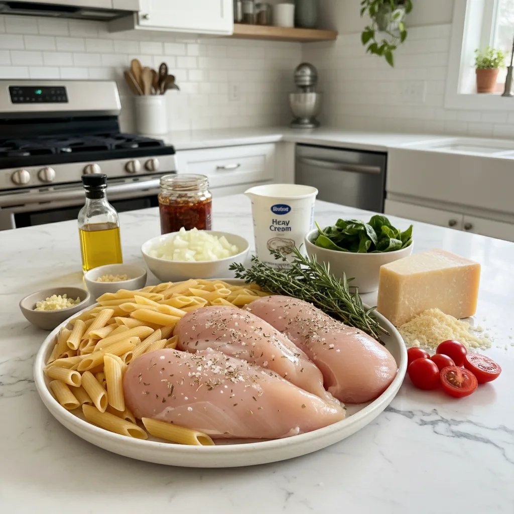 Marry Me Chicken Pasta: Creamy & Hearty January Dinner 5 Recipe image