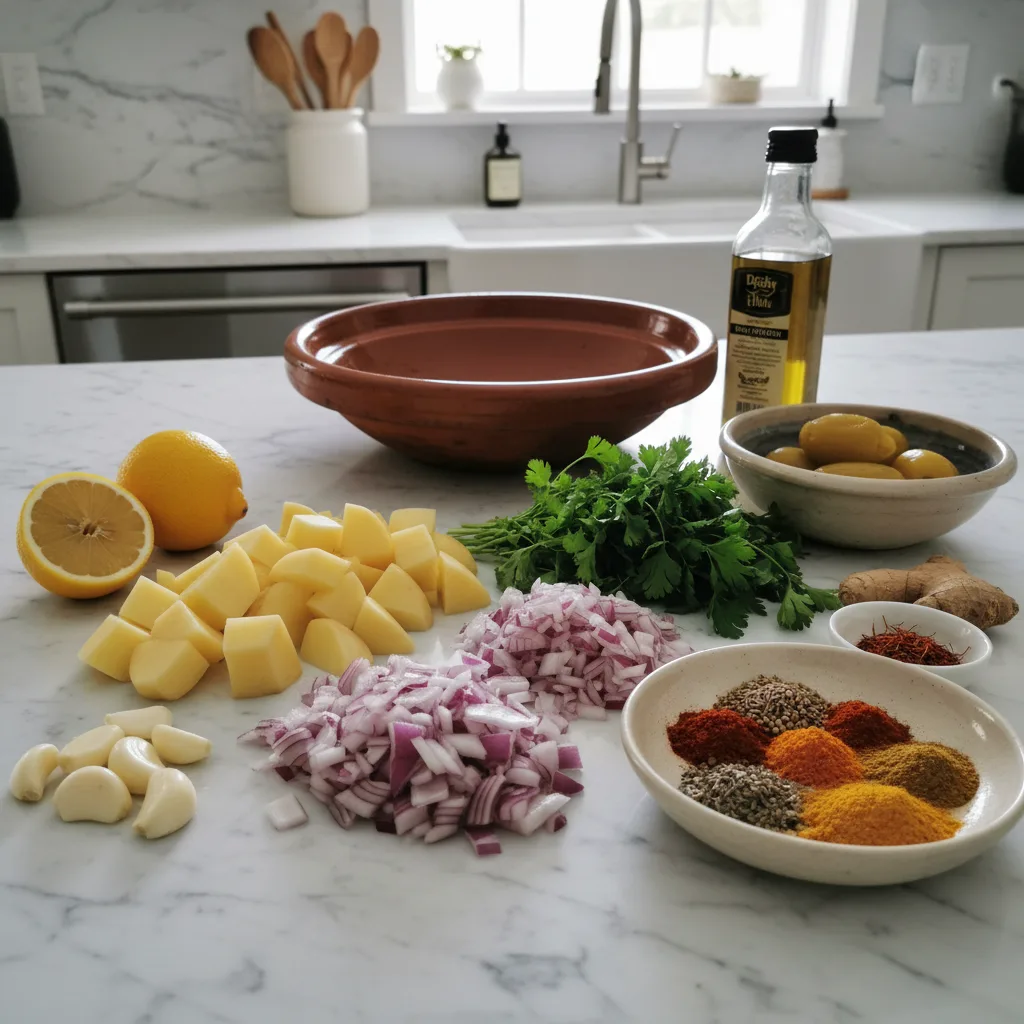 Hearty Moroccan Potato Tagine: A Comforting Bowl 5 Recipe image