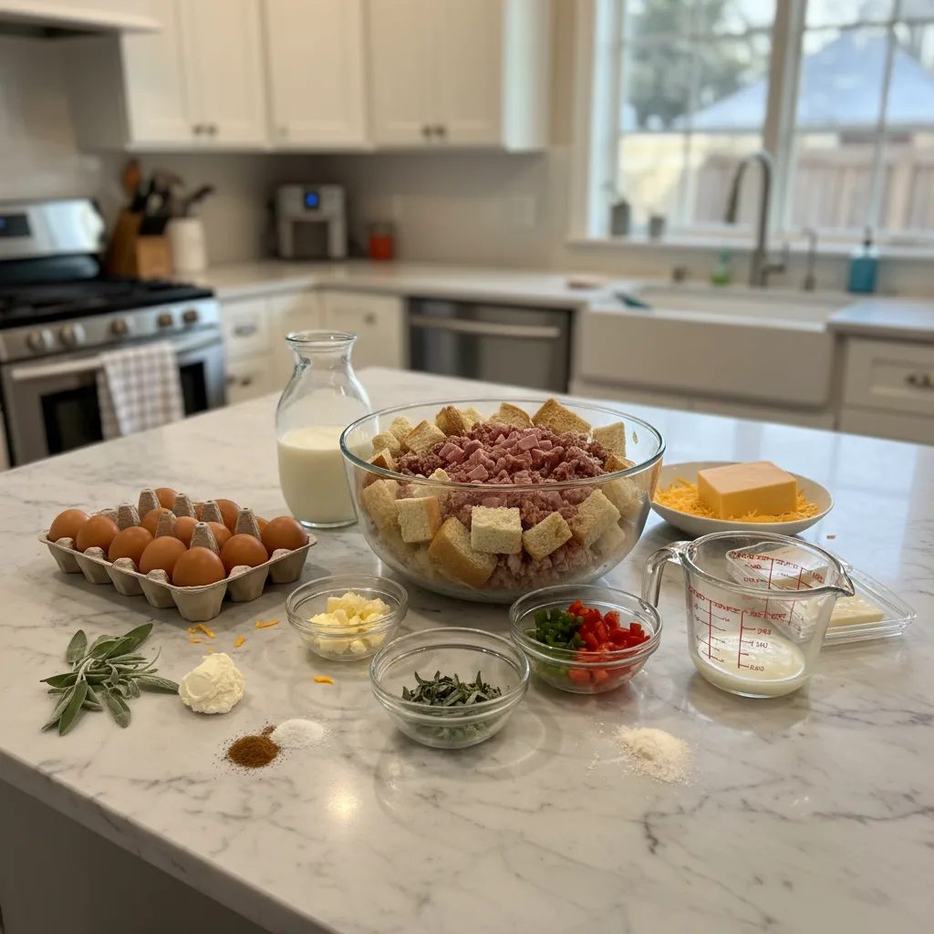 Hearty Overnight Crockpot Christmas Breakfast Casserole 5 Recipe image