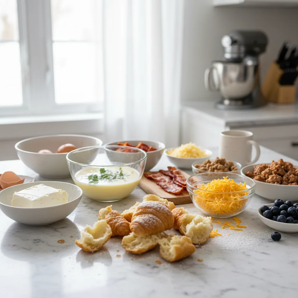 Hearty Overnight Croissant Breakfast Casserole 5 Recipe image