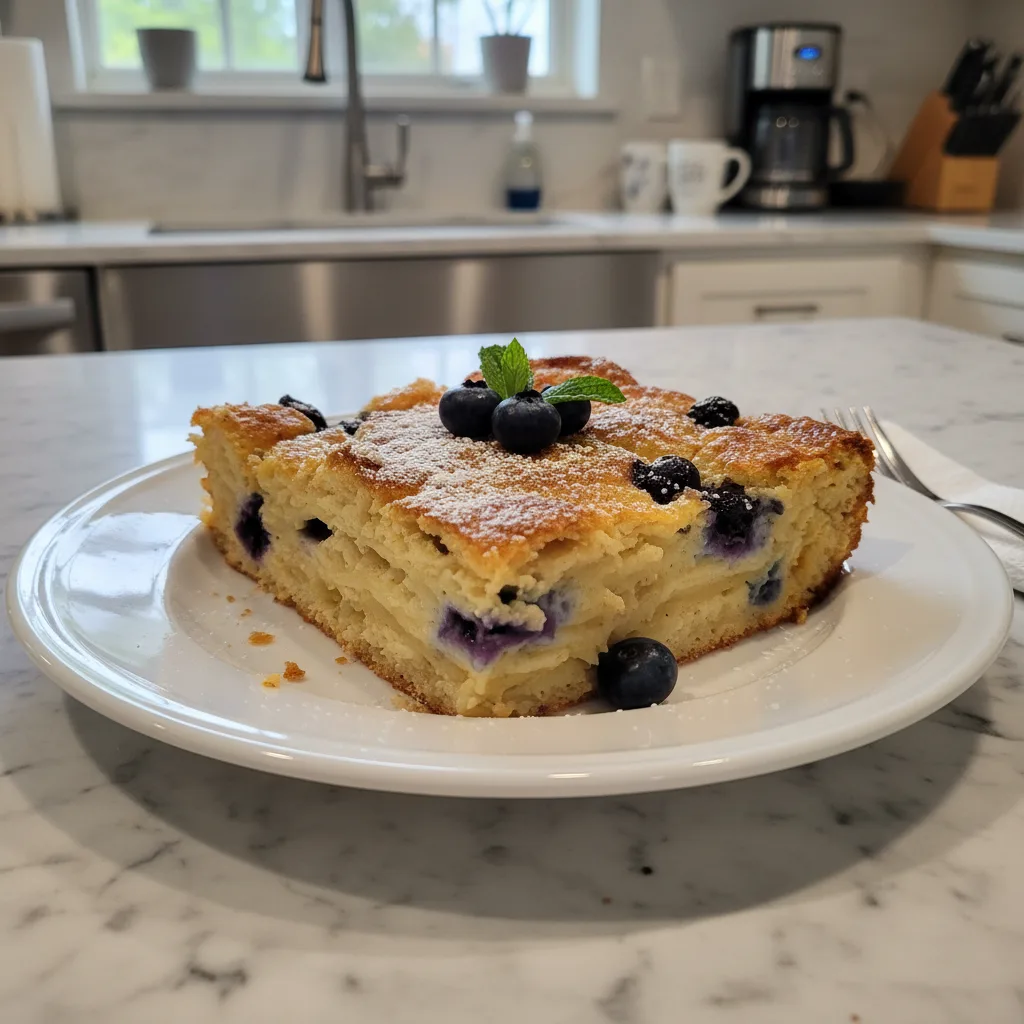 Hearty Overnight Croissant Breakfast Casserole
