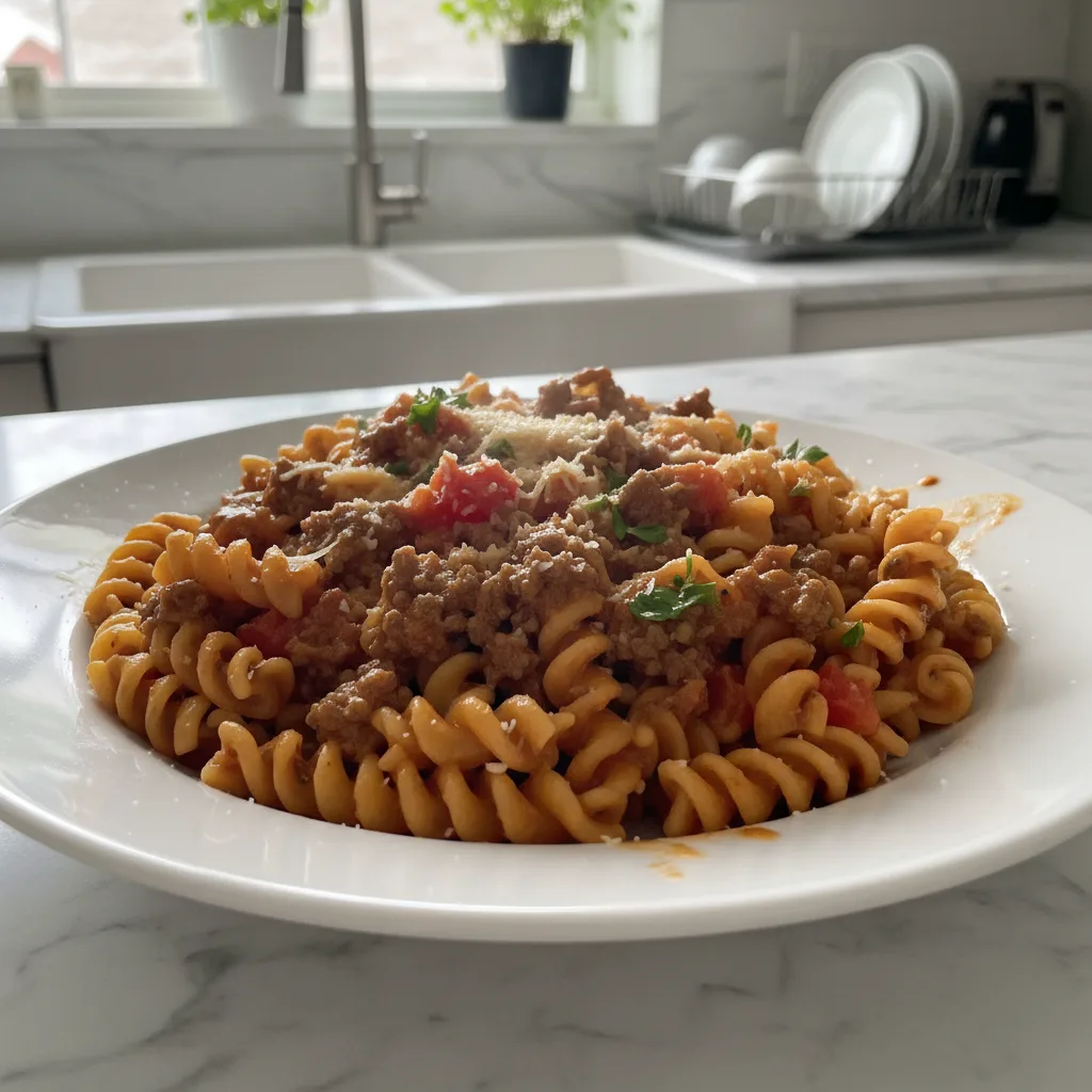 Quick & Creamy Ground Beef Pasta: 30-Minute Dinner