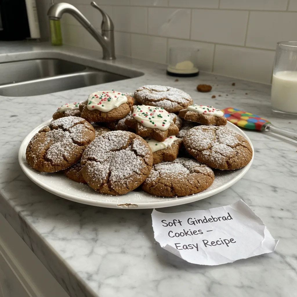Soft Gingerbread Cookies: Chewy, Spiced Holiday Treat 4 Recipe image
