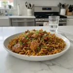 Sticky Garlic Chicken Noodles: Quick Weeknight Flavor 6 sticky garlic chicken noodles easy weeknight dinne featured