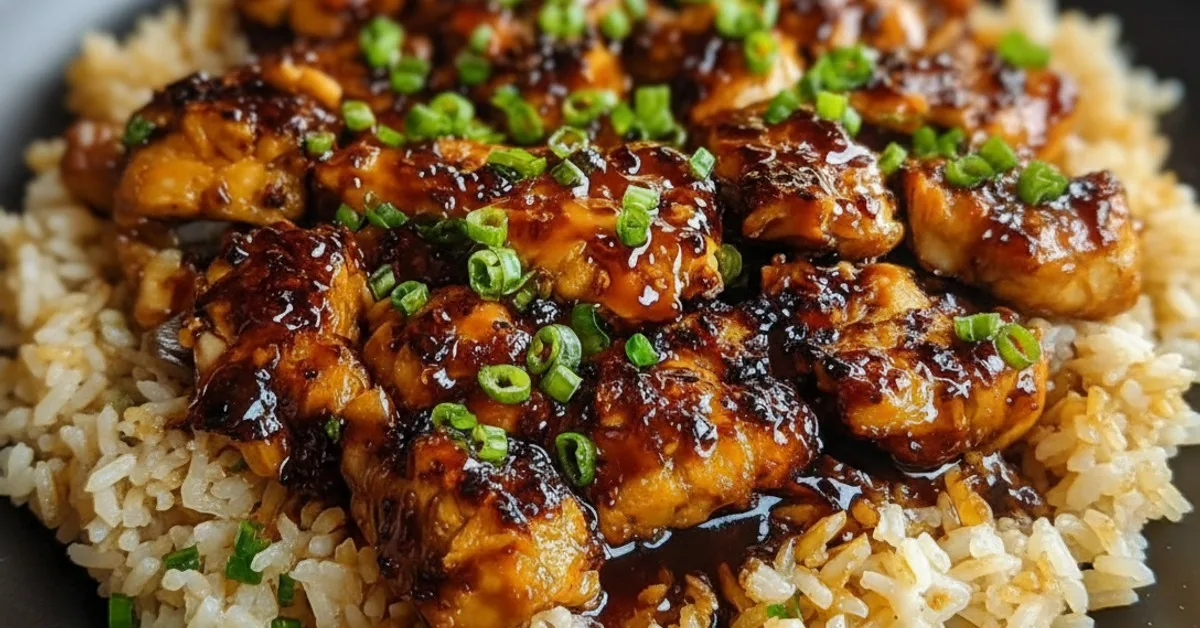 The Easiest One-Pan Honey BBQ Chicken and Rice You'll Love 4 Recipe image