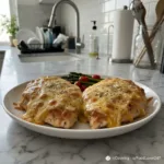 boneless chicken breast with cheesy crust dinner featured