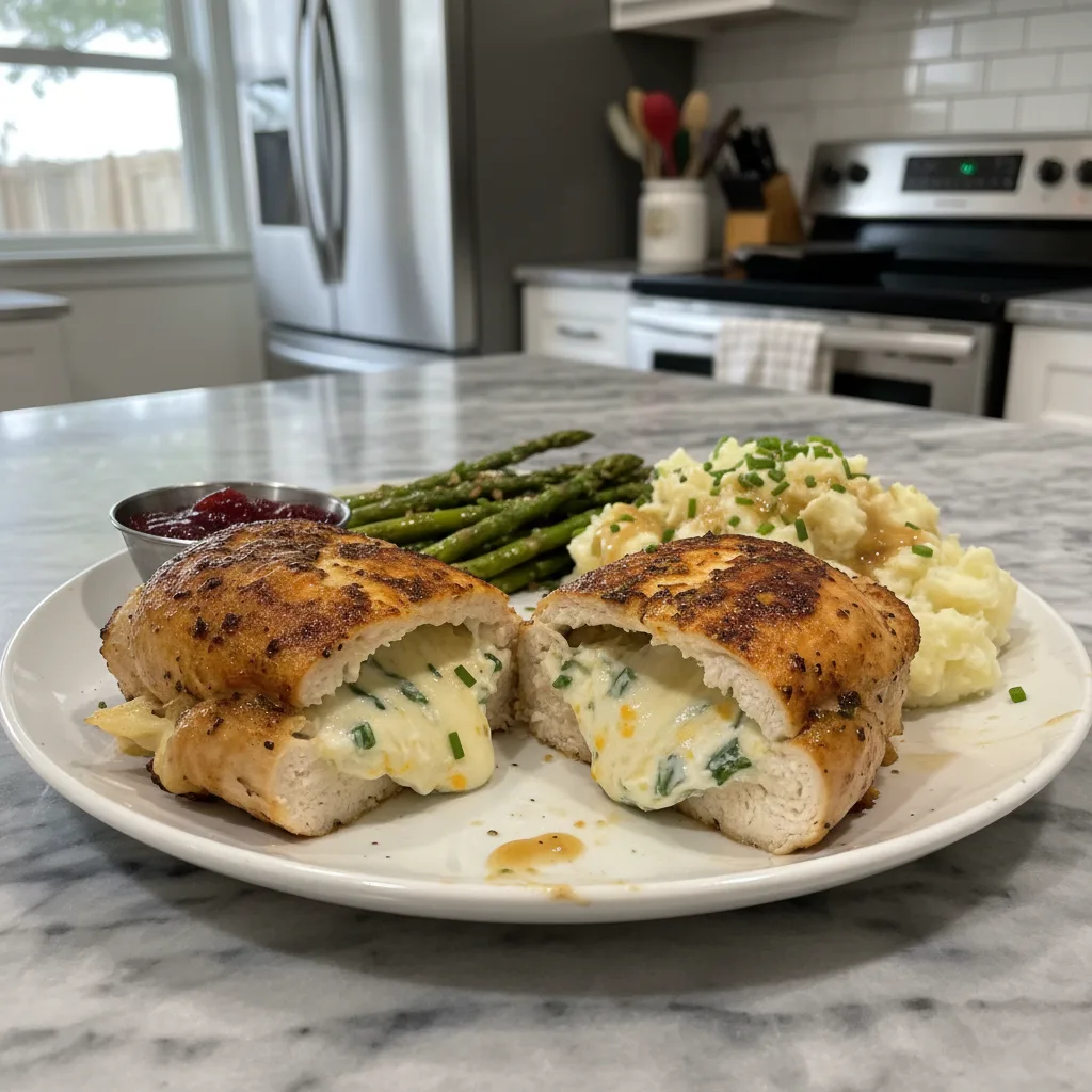 Chicken and Cheese Stuffed Breast Dinner: My Weeknight Win