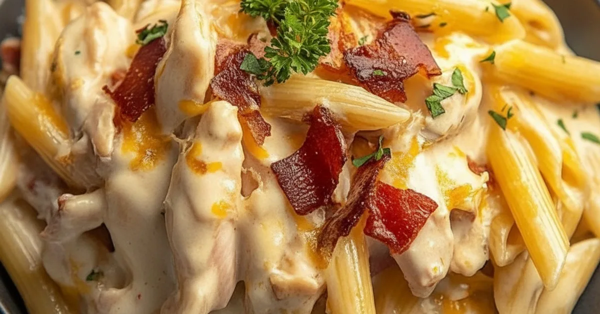 The Ultimate Crack Chicken Penne: Creamy, Comforting, and Easy! 4 Recipe image