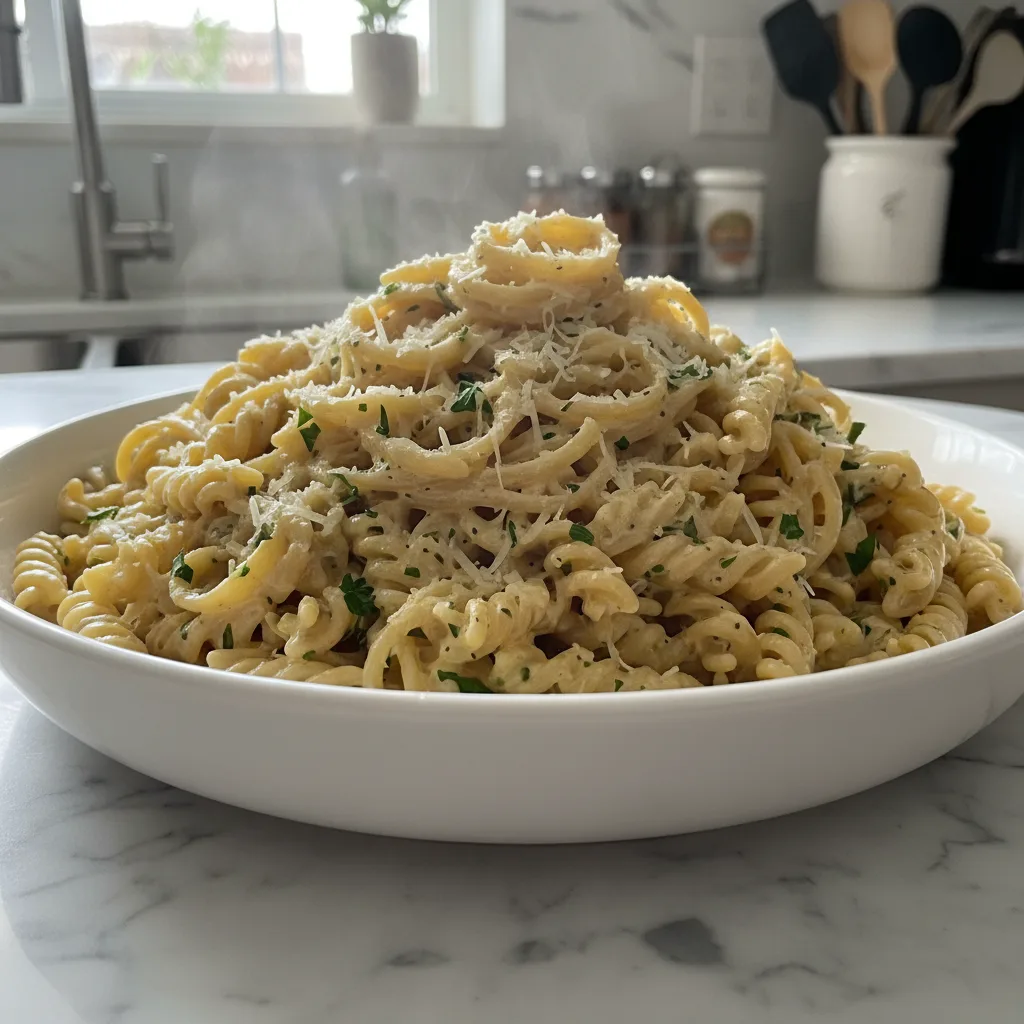 Rich Creamy Garlic Parmesan Pasta for Weeknights