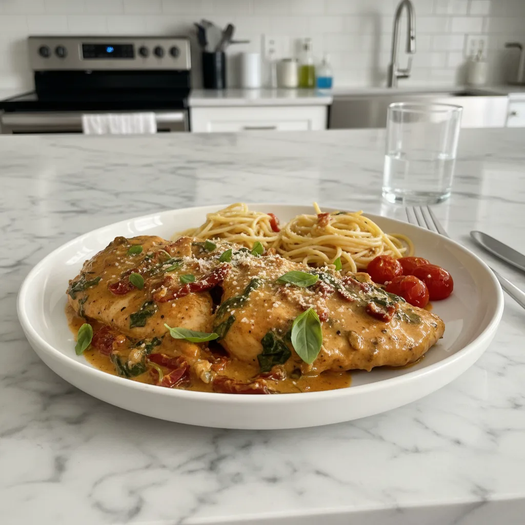 Creamy Tuscan Chicken: Easy Dinner Recipe
