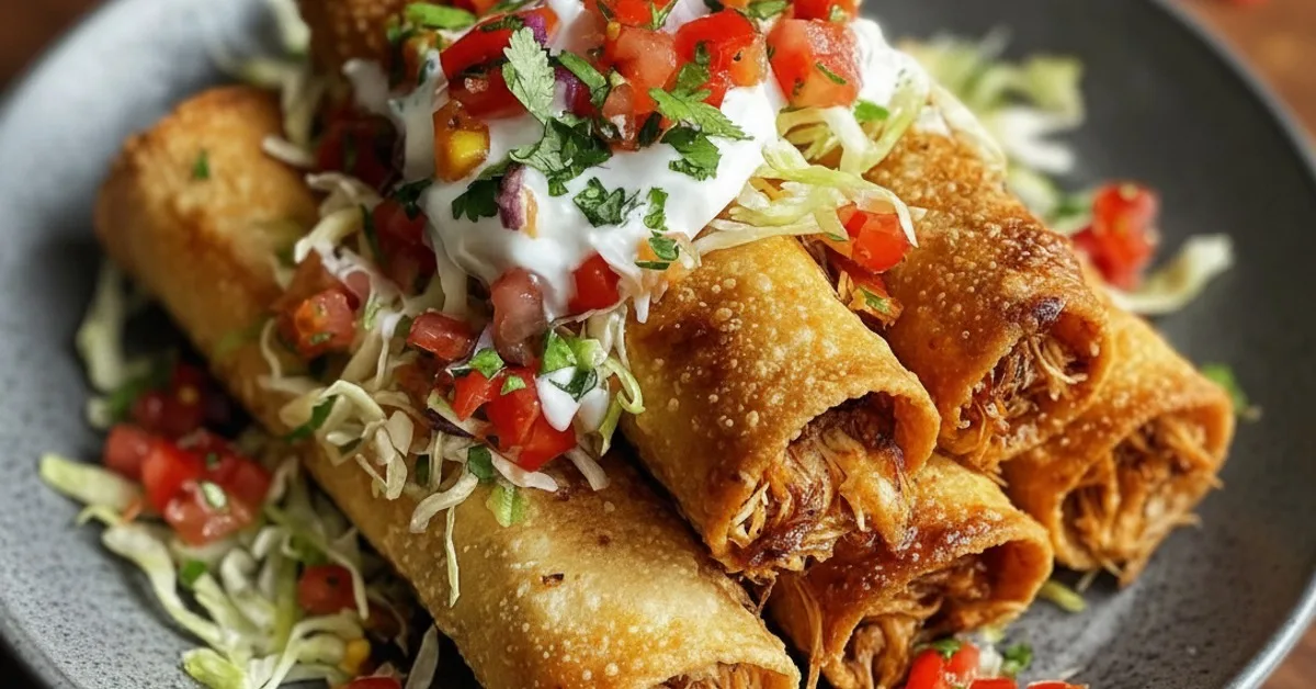 The Ultimate Crispy Chicken Taquitos You'll Crave Always 4 Recipe image