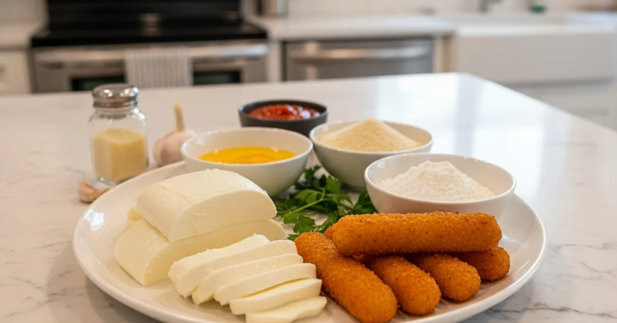 Irresistible Crispy Homemade Mozzarella Sticks You'll Crave! 5 Recipe image
