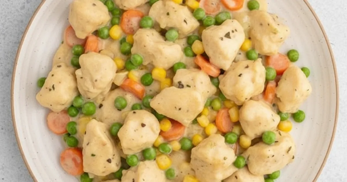 Delicious High Protein Crustless Chicken Pot Pie: Healthy Comfort