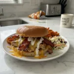easy cheesy chicken bacon ranch sandwich ultimate featured