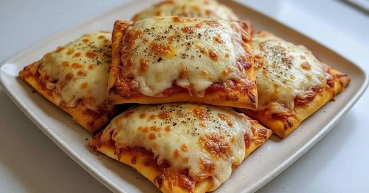 The Ultimate Easy Cheesy Pizza Pockets You'll Crave! 4 Recipe image