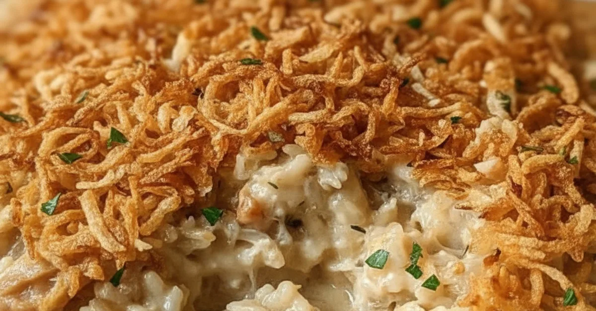 The Ultimate Easy French Onion Chicken Rice Bake You'll Crave 4 Recipe image