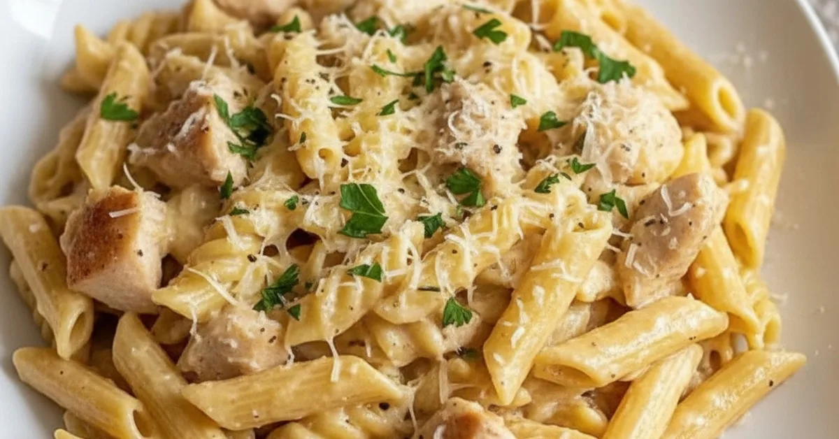 Cozy & Creamy Easy Parmesan Chicken Pasta for Weeknights 4 Recipe image